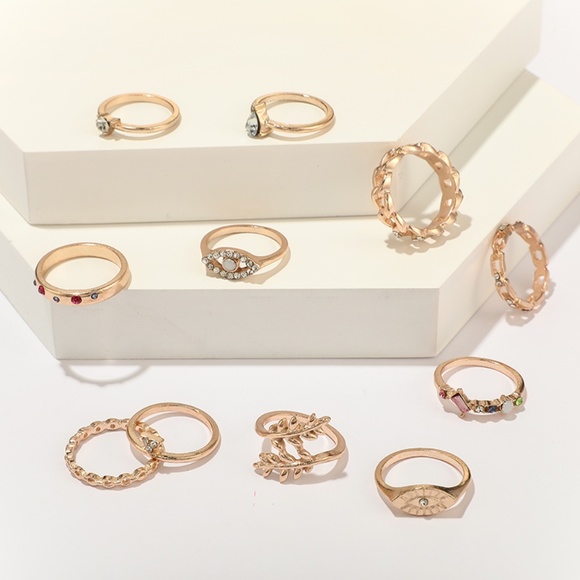 Jewels By Jas Jewelry - Evil Eye Ring Set (11SET)